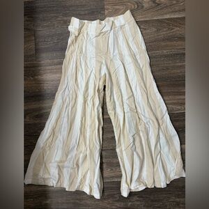 Versona Cream and Tan Textured Pants